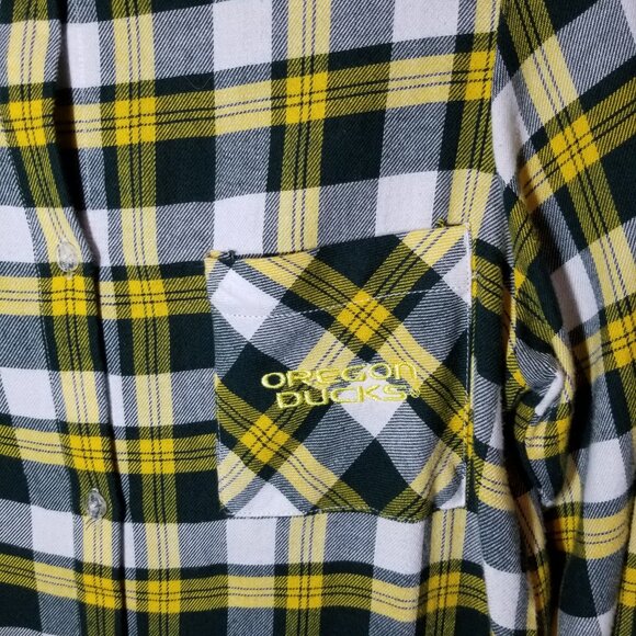 Concepts Sports Oregon State Ducks Shirt Women's Small Flannel Long Sleeve - Picture 5 of 7